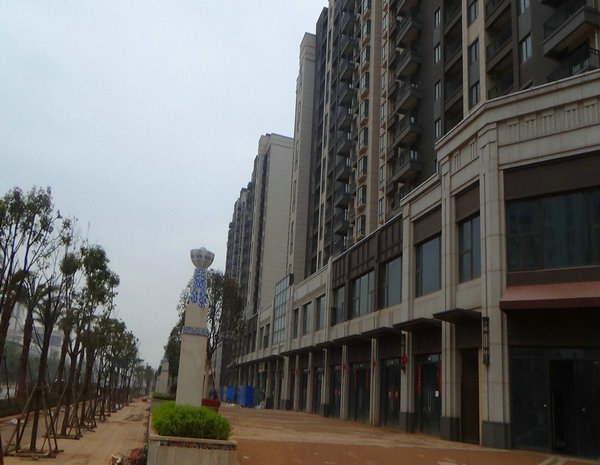 南昌萬達(dá)文化旅游城D區(qū)商鋪已完工待驗(yàn)收